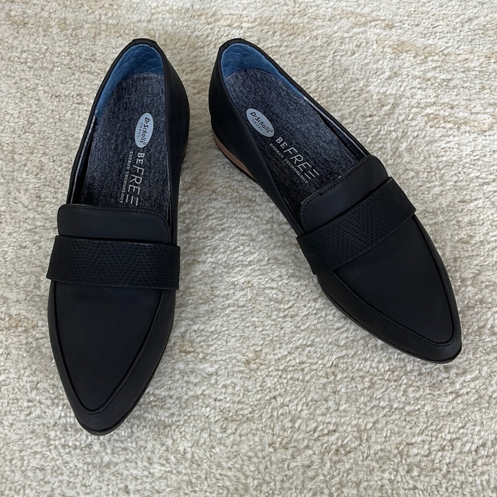 Dr. Scholl’s Esta Loafers Size 7 Women’s Black Slip On Loafers. Like new.